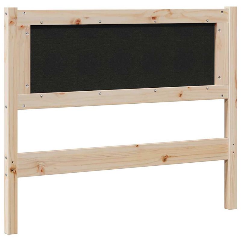Casa si Gradina - Mobilier - Paturi si accesorii - Accesorii paturi - Tablie de pat tapitata Gri deschis 100 cm Lemn de pin masiv - Infinity.ro
