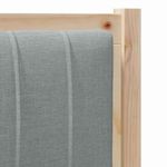 Casa si Gradina - Mobilier - Paturi si accesorii - Accesorii paturi - Tablie de pat tapitata Gri deschis 100 cm Lemn de pin masiv - Infinity.ro