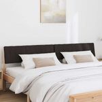 Casa si Gradina - Mobilier - Paturi si accesorii - Accesorii paturi - Tablie de pat tapitata Negru 200 cm Lemn de pin masiv - Infinity.ro