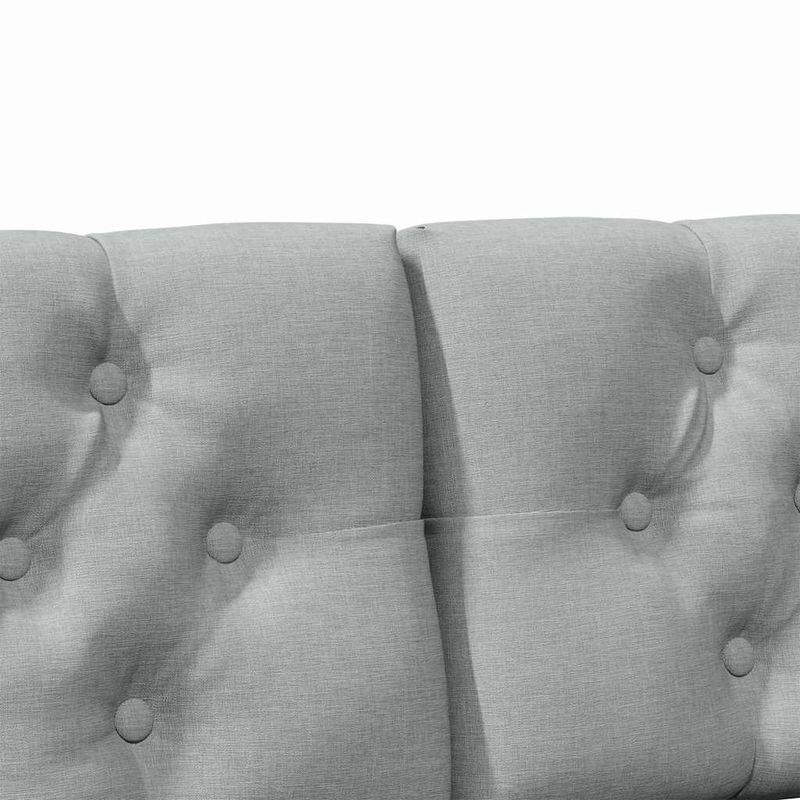 Casa si Gradina - Mobilier - Paturi si accesorii - Accesorii paturi - Tablie de pat tapitata Gri deschis 120 cm Lemn de pin masiv - Infinity.ro