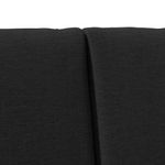 Casa si Gradina - Mobilier - Paturi si accesorii - Accesorii paturi - Tablie de pat tapitata Negru 140 cm Lemn de pin masiv - Infinity.ro