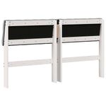 Casa si Gradina - Mobilier - Paturi si accesorii - Accesorii paturi - Tablie de pat tapitata Gri deschis 150 cm Lemn de pin masiv - Infinity.ro