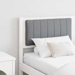 Casa si Gradina - Mobilier - Paturi si accesorii - Accesorii paturi - Tablie de pat tapitata cu Tablie de pat Alb 160 cm Lemn de pin masiv - Infinity.ro