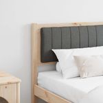 Casa si Gradina - Mobilier - Paturi si accesorii - Accesorii paturi - Tablie de pat tapitata cu Tablie de pat Maro 180 cm Lemn de pin masiv - Infinity.ro