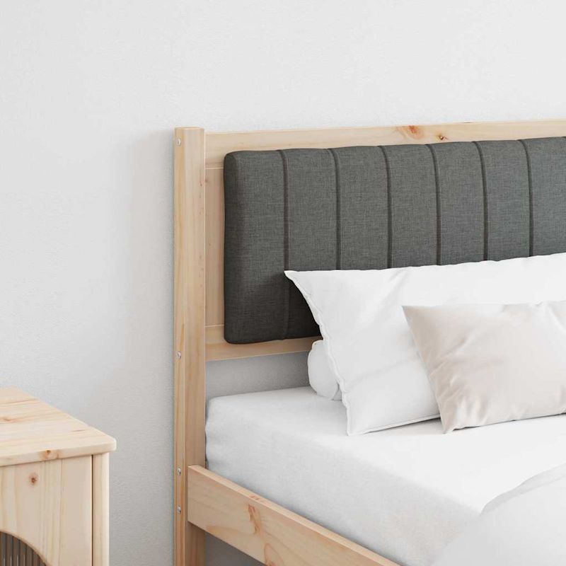 Casa si Gradina - Mobilier - Paturi si accesorii - Accesorii paturi - Tablie de pat tapitata cu Tablie de pat Maro 180 cm Lemn de pin masiv - Infinity.ro