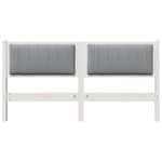 Casa si Gradina - Mobilier - Paturi si accesorii - Accesorii paturi - Tablie de pat tapitata cu Tablie de pat Alb 160 cm Lemn de pin masiv - Infinity.ro