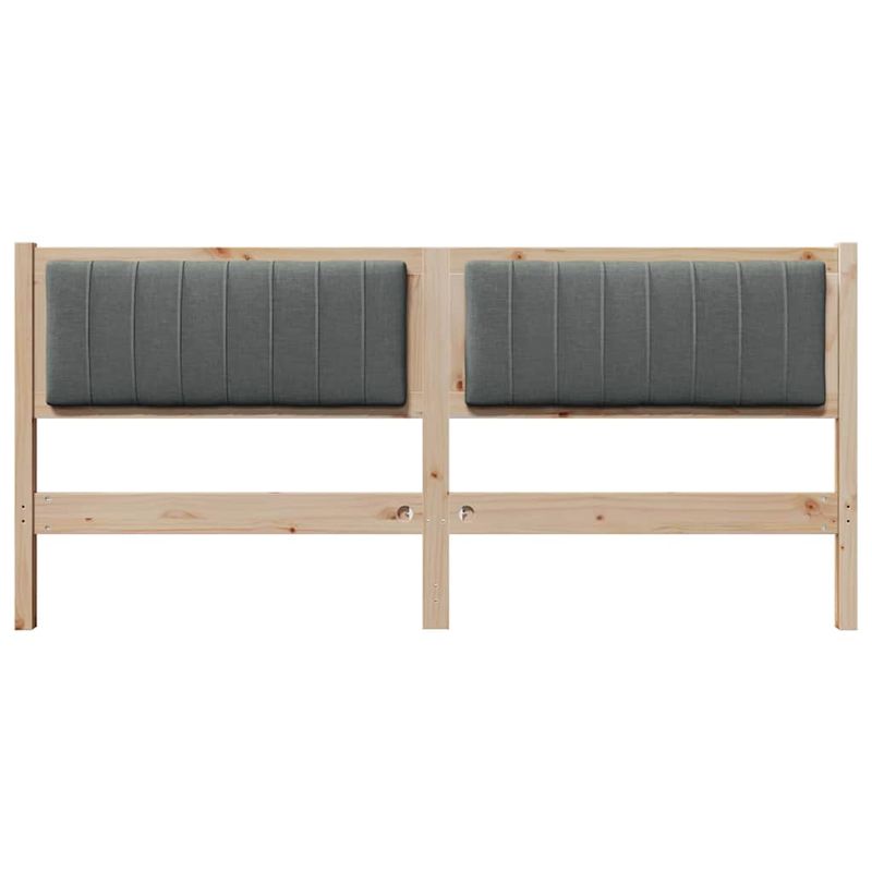Casa si Gradina - Mobilier - Paturi si accesorii - Accesorii paturi - Tablie de pat tapitata cu Tablie de pat Maro 180 cm Lemn de pin masiv - Infinity.ro