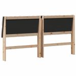 Casa si Gradina - Mobilier - Paturi si accesorii - Accesorii paturi - Tablie de pat tapitata Gri taupe 180 cm Lemn de pin masiv - Infinity.ro