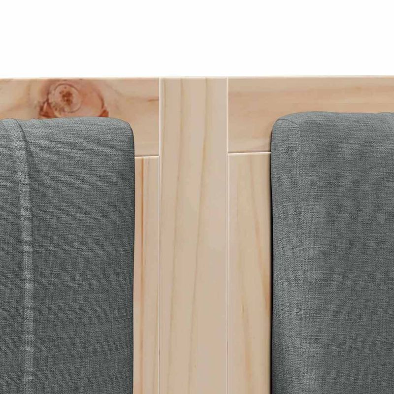 Casa si Gradina - Mobilier - Paturi si accesorii - Accesorii paturi - Tablie de pat tapitata cu Tablie de pat Maro 180 cm Lemn de pin masiv - Infinity.ro