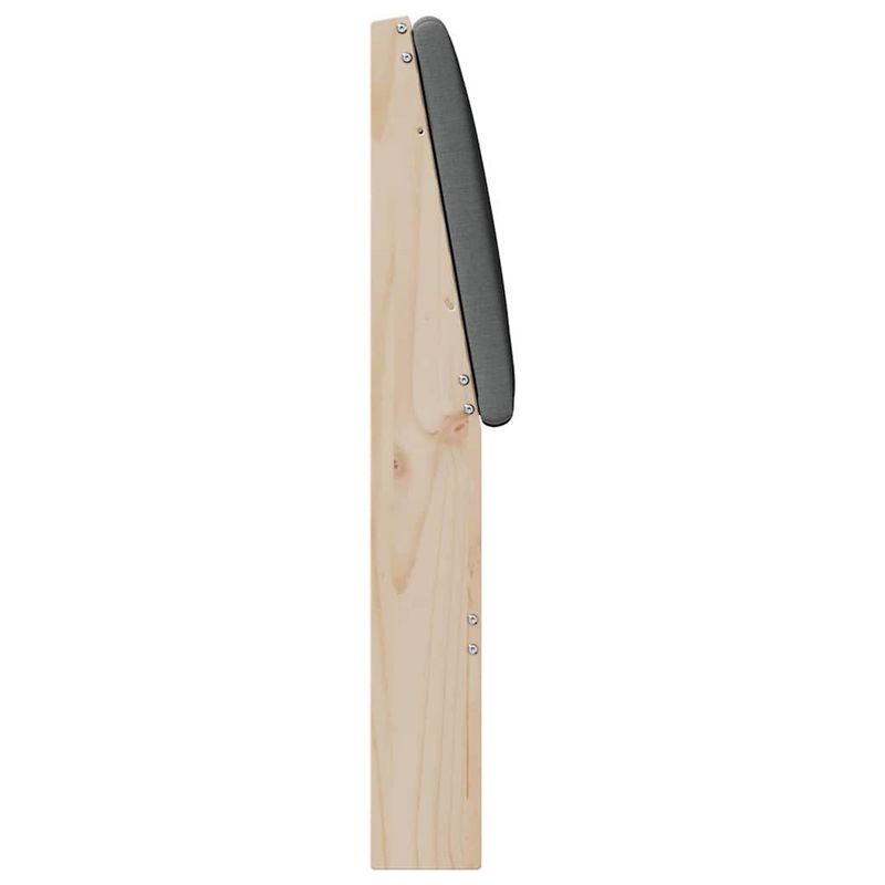 Casa si Gradina - Mobilier - Paturi si accesorii - Accesorii paturi - Tablie de pat tapitata Gri inchis 200 cm Lemn de pin masiv - Infinity.ro