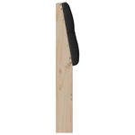Casa si Gradina - Mobilier - Paturi si accesorii - Accesorii paturi - Tablie de pat tapitata Negru 140 cm Lemn de pin masiv - Infinity.ro