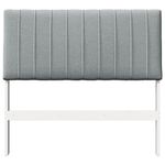 Casa si Gradina - Mobilier - Paturi si accesorii - Accesorii paturi - Tablie de pat tapitata Gri deschis 100 cm Lemn de pin masiv - Infinity.ro