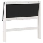 Casa si Gradina - Mobilier - Paturi si accesorii - Accesorii paturi - Tablie de pat tapitata Gri deschis 100 cm Lemn de pin masiv - Infinity.ro