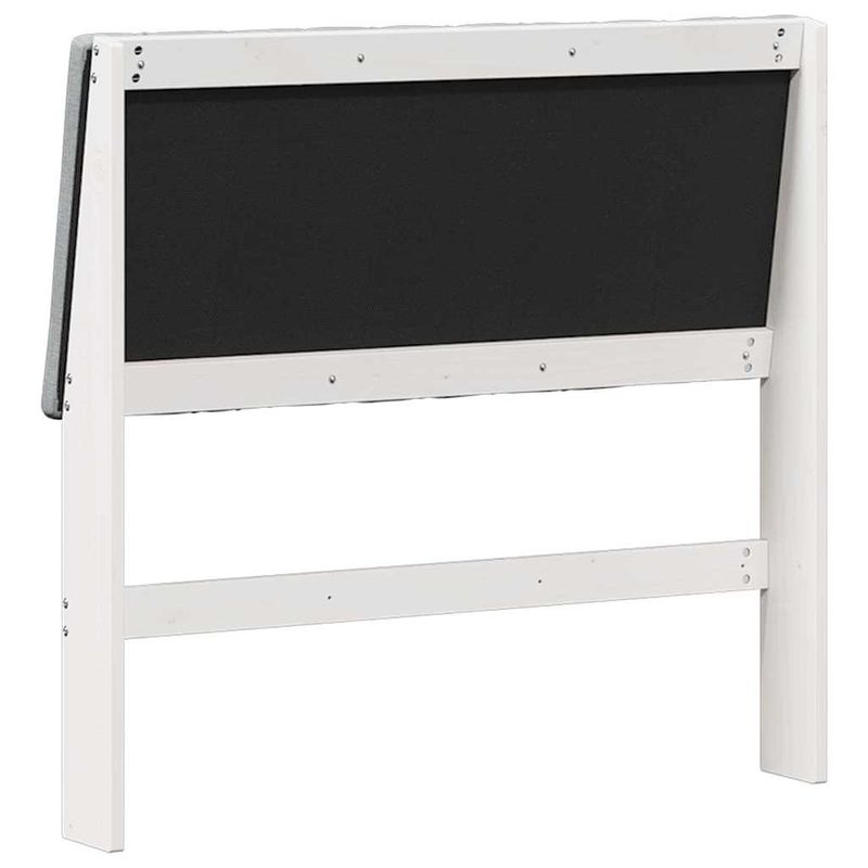 Casa si Gradina - Mobilier - Paturi si accesorii - Accesorii paturi - Tablie de pat tapitata Gri deschis 100 cm Lemn de pin masiv - Infinity.ro