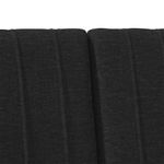 Casa si Gradina - Mobilier - Paturi si accesorii - Accesorii paturi - Tablie de pat tapitata Negru 120 cm Lemn de pin masiv - Infinity.ro