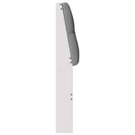 Casa si Gradina - Mobilier - Paturi si accesorii - Accesorii paturi - Tablie de pat tapitata Gri deschis 80 cm Lemn de pin masiv - Infinity.ro