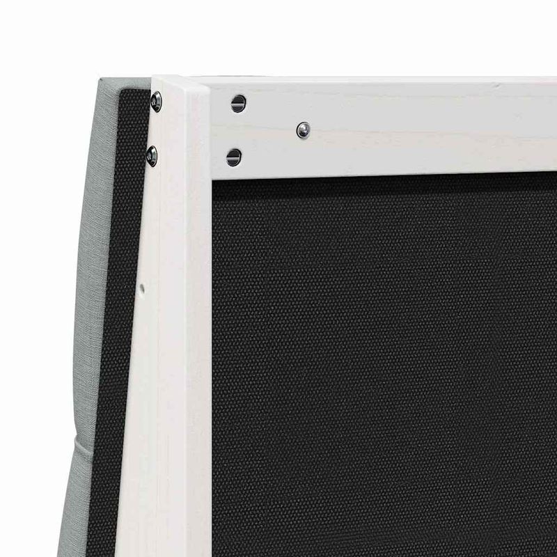 Casa si Gradina - Mobilier - Paturi si accesorii - Accesorii paturi - Tablie de pat tapitata Gri deschis 80 cm Lemn de pin masiv - Infinity.ro