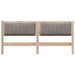 Casa si Gradina - Mobilier - Paturi si accesorii - Accesorii paturi - Tablie de pat tapitata cu Tablie de pat Maro 180 cm Lemn de pin masiv - Infinity.ro