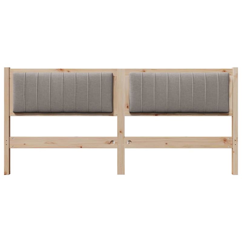 Casa si Gradina - Mobilier - Paturi si accesorii - Accesorii paturi - Tablie de pat tapitata cu Tablie de pat Maro 180 cm Lemn de pin masiv - Infinity.ro