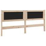 Casa si Gradina - Mobilier - Paturi si accesorii - Accesorii paturi - Tablie de pat tapitata cu Tablie de pat Maro 180 cm Lemn de pin masiv - Infinity.ro