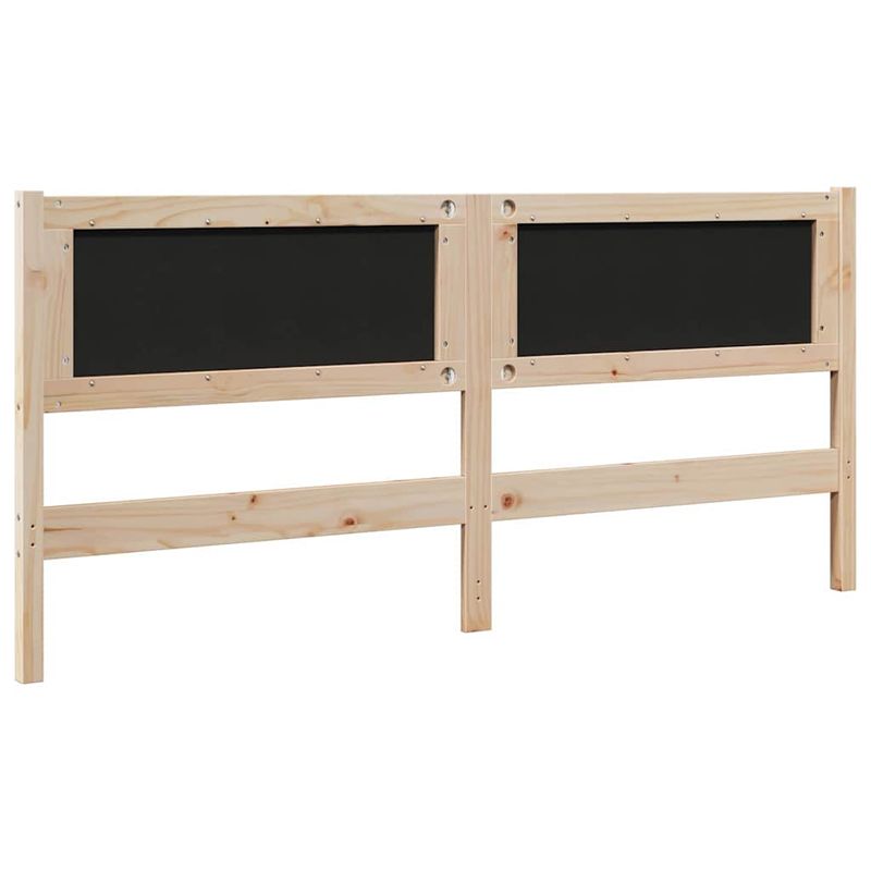 Casa si Gradina - Mobilier - Paturi si accesorii - Accesorii paturi - Tablie de pat tapitata cu Tablie de pat Maro 180 cm Lemn de pin masiv - Infinity.ro