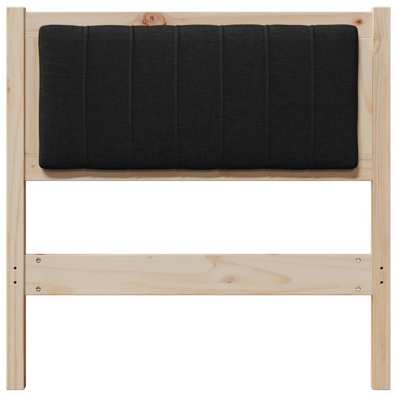 Casa si Gradina - Mobilier - Paturi si accesorii - Accesorii paturi - Tablie de pat tapitata cu Tablie de pat Maro 75 cm Lemn de pin masiv - Infinity.ro