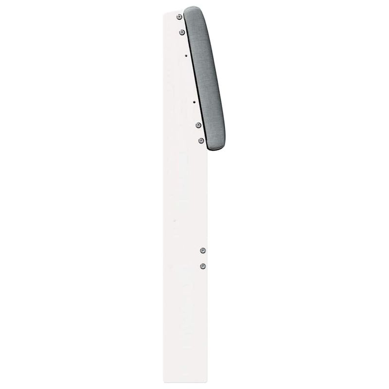 Casa si Gradina - Mobilier - Paturi si accesorii - Accesorii paturi - Tablie de pat tapitata Gri deschis 140 cm Lemn de pin masiv - Infinity.ro