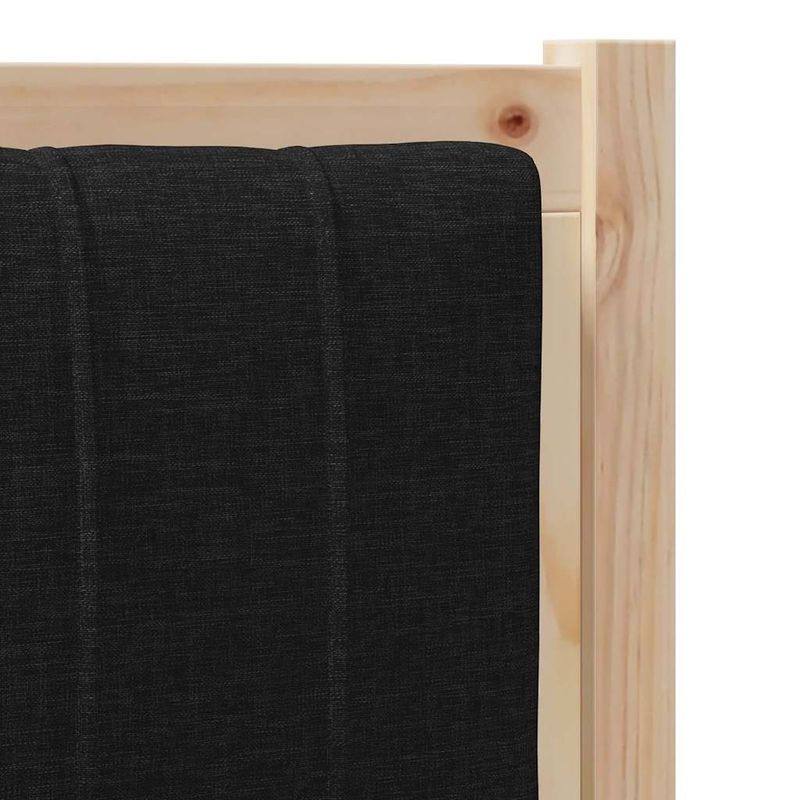 Casa si Gradina - Mobilier - Paturi si accesorii - Accesorii paturi - Tablie de pat tapitata cu Tablie de pat Maro 75 cm Lemn de pin masiv - Infinity.ro