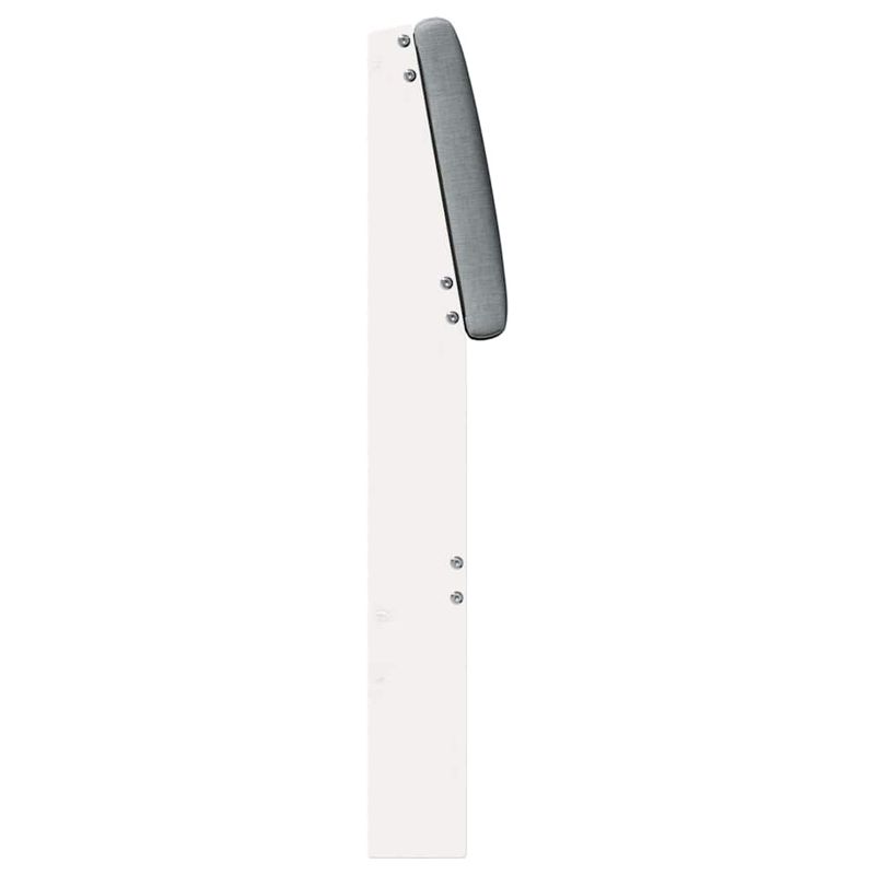 Casa si Gradina - Mobilier - Paturi si accesorii - Accesorii paturi - Tablie de pat tapitata Gri deschis 80 cm Lemn de pin masiv - Infinity.ro