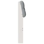 Casa si Gradina - Mobilier - Paturi si accesorii - Accesorii paturi - Tablie de pat tapitata Gri deschis 75 cm Lemn de pin masiv - Infinity.ro