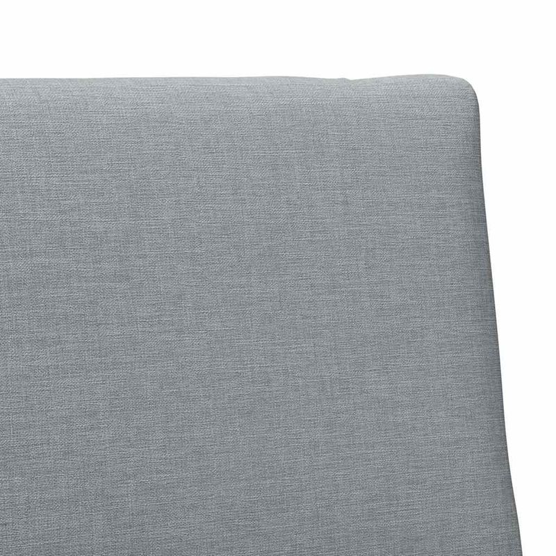 Casa si Gradina - Mobilier - Paturi si accesorii - Accesorii paturi - Tablie de pat tapitata Gri deschis 80 cm Lemn de pin masiv - Infinity.ro