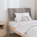 Casa si Gradina - Mobilier - Paturi si accesorii - Accesorii paturi - Tablie de pat tapitata Gri taupe 80 cm Lemn de pin masiv - Infinity.ro
