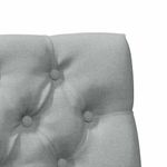 Casa si Gradina - Mobilier - Paturi si accesorii - Accesorii paturi - Tablie de pat tapitata Gri deschis 75 cm Lemn de pin masiv - Infinity.ro