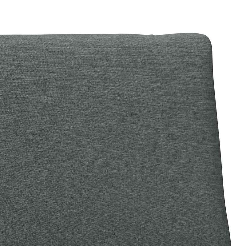 Casa si Gradina - Mobilier - Paturi si accesorii - Accesorii paturi - Tablie de pat tapitata Gri inchis 75 cm Lemn de pin masiv - Infinity.ro