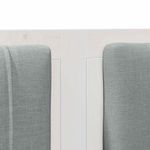 Casa si Gradina - Mobilier - Paturi si accesorii - Accesorii paturi - Tablie de pat tapitata cu Tablie de pat Alb 135 cm Lemn de pin masiv - Infinity.ro