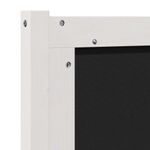 Casa si Gradina - Mobilier - Paturi si accesorii - Accesorii paturi - Tablie de pat tapitata cu Tablie de pat Alb 135 cm Lemn de pin masiv - Infinity.ro