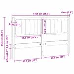 Casa si Gradina - Mobilier - Paturi si accesorii - Accesorii paturi - Tablie de pat tapitata cu Tablie de pat Alb 135 cm Lemn de pin masiv - Infinity.ro