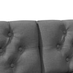 Casa si Gradina - Mobilier - Paturi si accesorii - Accesorii paturi - Tablie de pat tapitata Gri inchis 140 cm Lemn de pin masiv - Infinity.ro