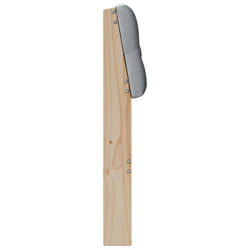 Casa si Gradina - Mobilier - Paturi si accesorii - Accesorii paturi - Tablie de pat tapitata Gri deschis 140 cm Lemn de pin masiv - Infinity.ro