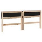 Casa si Gradina - Mobilier - Paturi si accesorii - Accesorii paturi - Tablie de pat tapitata Gri deschis 180 cm Lemn de pin masiv - Infinity.ro