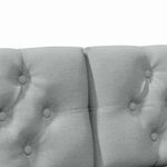 Casa si Gradina - Mobilier - Paturi si accesorii - Accesorii paturi - Tablie de pat tapitata Gri deschis 140 cm Lemn de pin masiv - Infinity.ro