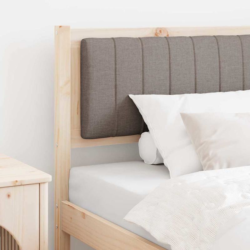 Casa si Gradina - Mobilier - Paturi si accesorii - Accesorii paturi - Tablie de pat tapitata cu Tablie de pat Maro 100 cm Lemn de pin masiv - Infinity.ro