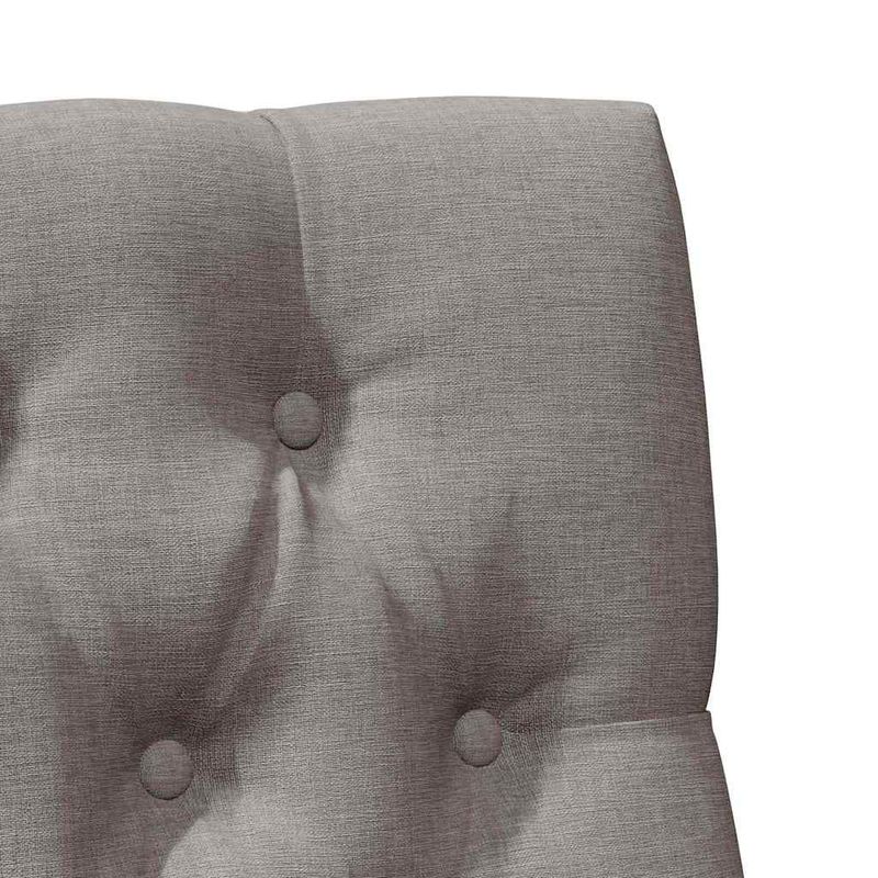 Casa si Gradina - Mobilier - Paturi si accesorii - Accesorii paturi - Tablie de pat tapitata Gri taupe 80 cm Lemn de pin masiv - Infinity.ro