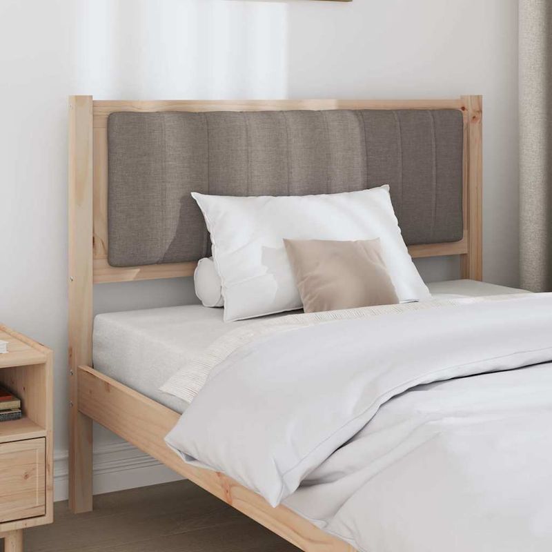 Casa si Gradina - Mobilier - Paturi si accesorii - Accesorii paturi - Tablie de pat tapitata cu Tablie de pat Maro 100 cm Lemn de pin masiv - Infinity.ro