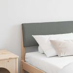 Casa si Gradina - Mobilier - Paturi si accesorii - Accesorii paturi - Tablie de pat tapitata Gri inchis 180 cm Lemn de pin masiv - Infinity.ro