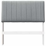 Casa si Gradina - Mobilier - Paturi si accesorii - Accesorii paturi - Tablie de pat tapitata Gri deschis 90 cm Lemn de pin masiv - Infinity.ro