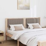 Casa si Gradina - Mobilier - Paturi si accesorii - Accesorii paturi - Tablie de pat tapitata cu Tablie de pat Maro 150 cm Lemn de pin masiv - Infinity.ro