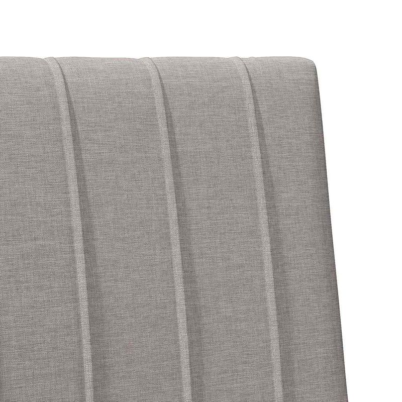 Casa si Gradina - Mobilier - Paturi si accesorii - Accesorii paturi - Tablie de pat tapitata Gri taupe 90 cm Lemn de pin masiv - Infinity.ro