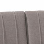Casa si Gradina - Mobilier - Paturi si accesorii - Accesorii paturi - Tablie de pat tapitata Gri taupe 140 cm Lemn de pin masiv - Infinity.ro