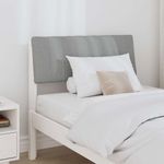 Casa si Gradina - Mobilier - Paturi si accesorii - Accesorii paturi - Tablie de pat tapitata Gri deschis 80 cm Lemn de pin masiv - Infinity.ro